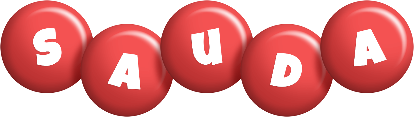 Sauda candy-red logo