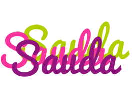 Sauda flowers logo