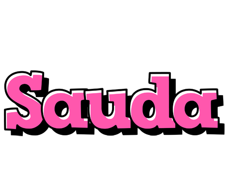 Sauda girlish logo