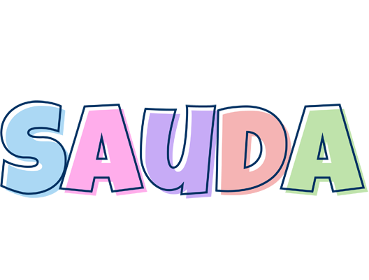 Sauda pastel logo