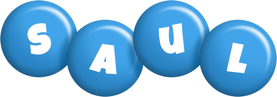 Saul candy-blue logo