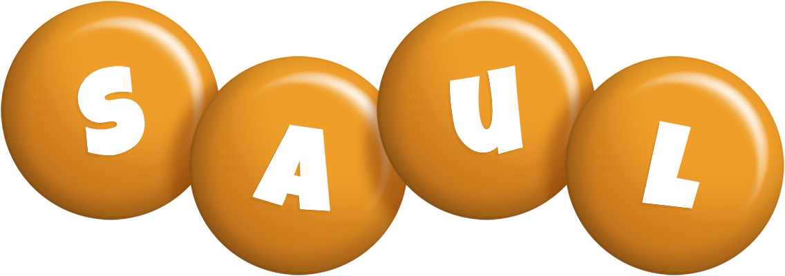 Saul candy-orange logo