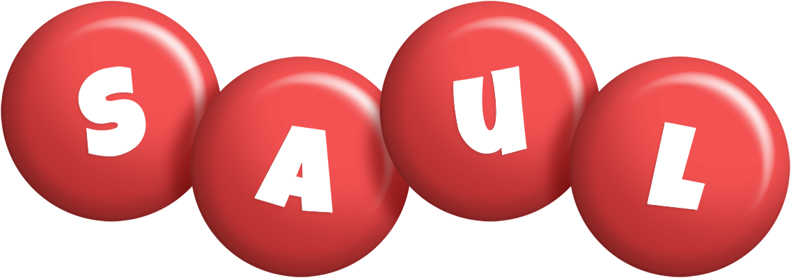 Saul candy-red logo