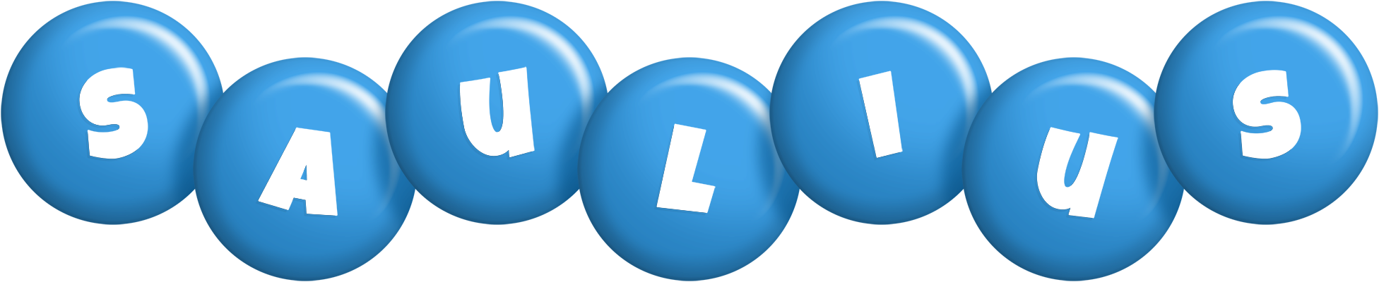Saulius candy-blue logo