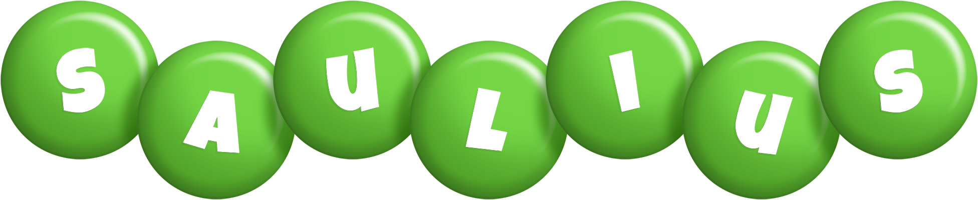 Saulius candy-green logo