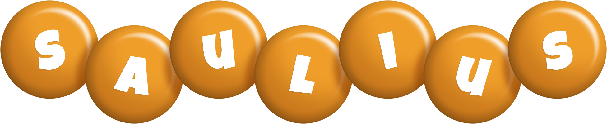 Saulius candy-orange logo