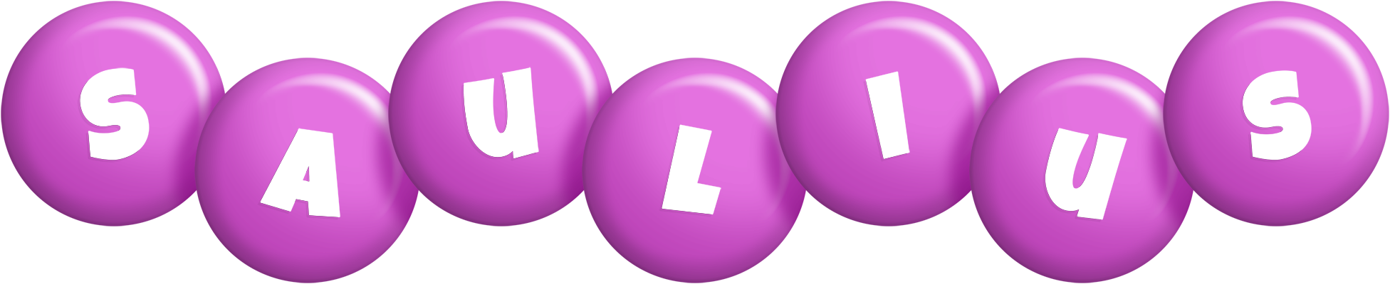 Saulius candy-purple logo