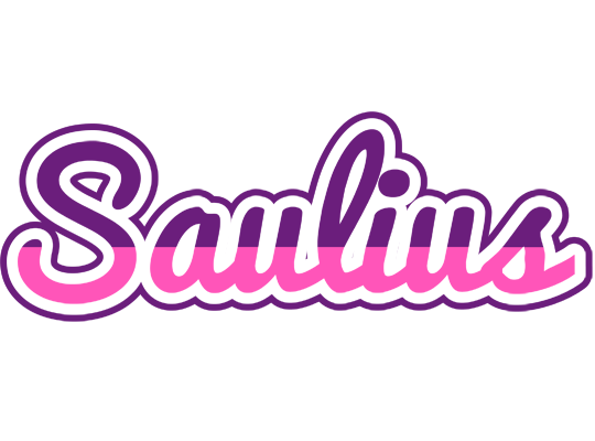 Saulius cheerful logo