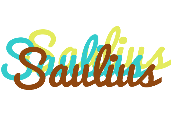 Saulius cupcake logo
