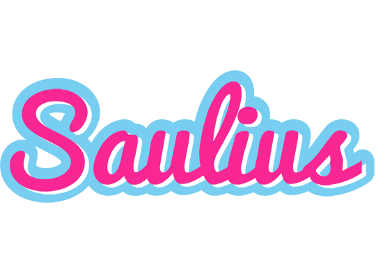 Saulius popstar logo