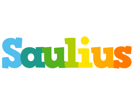 Saulius rainbows logo