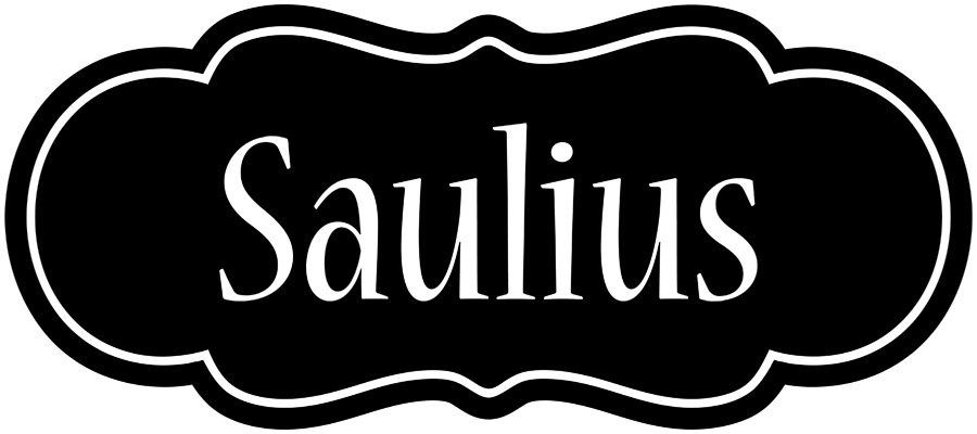 Saulius welcome logo
