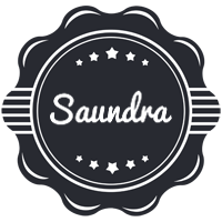 Saundra badge logo