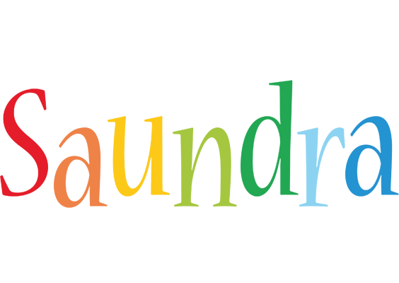 Saundra birthday logo