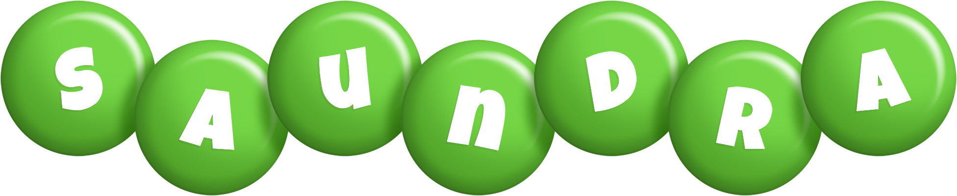 Saundra candy-green logo