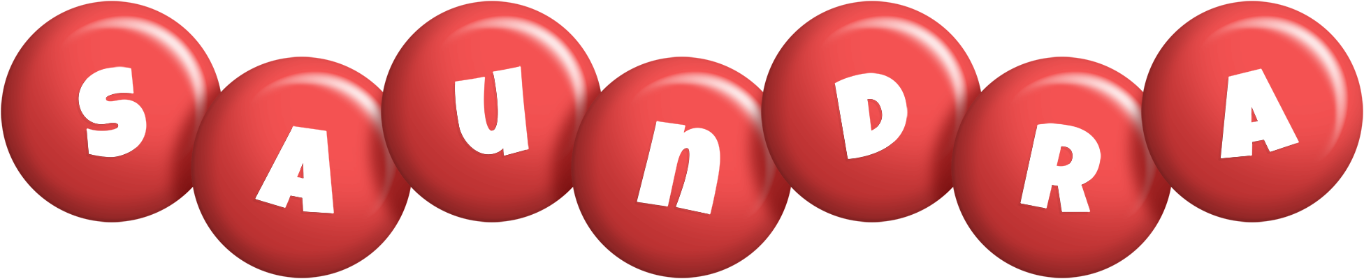 Saundra candy-red logo
