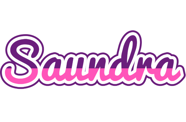 Saundra cheerful logo