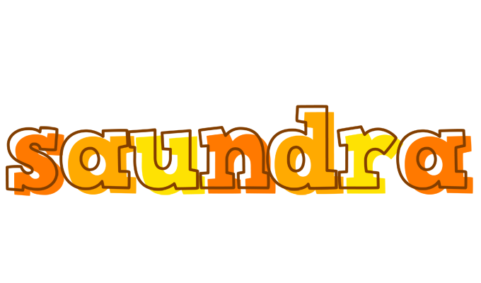 Saundra desert logo