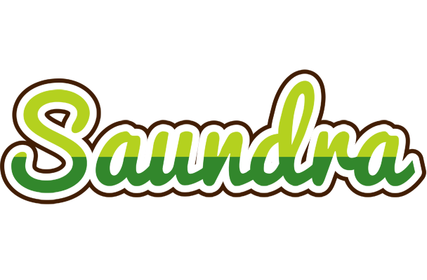 Saundra golfing logo