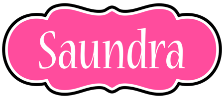 Saundra invitation logo