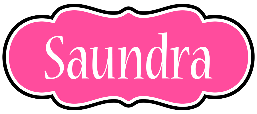 Saundra invitation logo