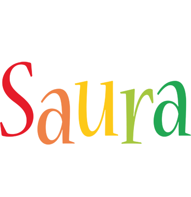 Saura birthday logo