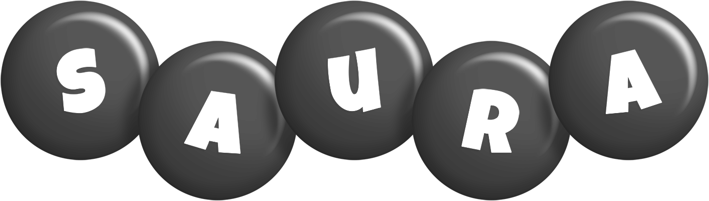 Saura candy-black logo