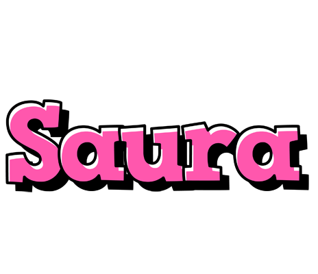 Saura girlish logo
