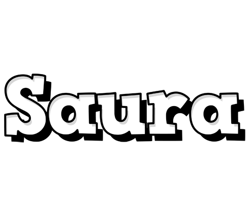 Saura snowing logo