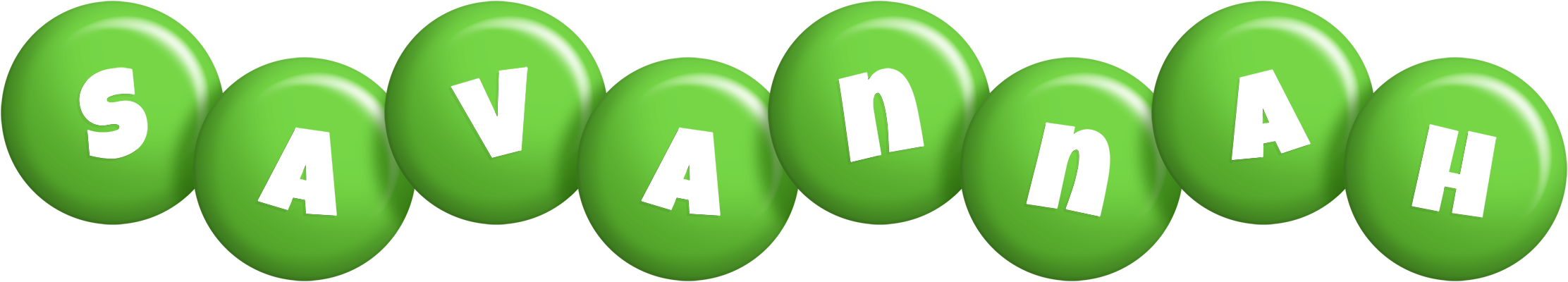 Savannah candy-green logo