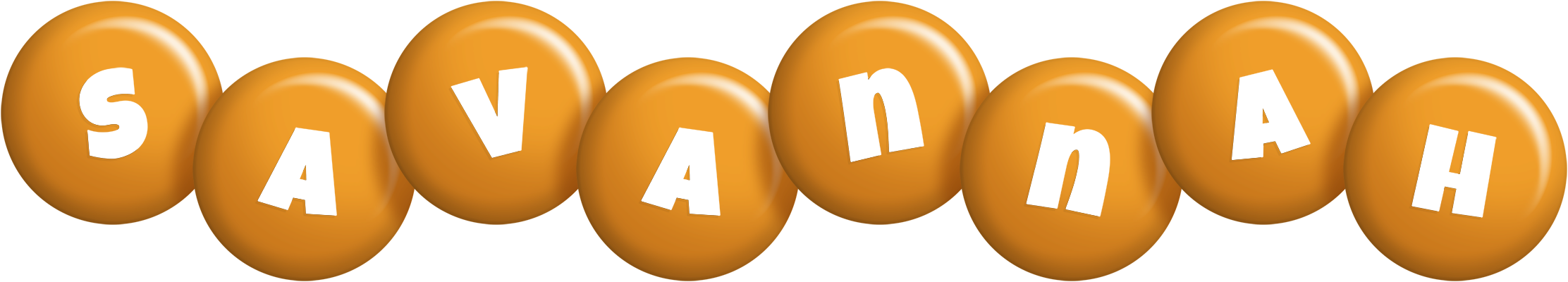 Savannah candy-orange logo