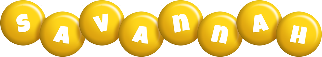 Savannah candy-yellow logo