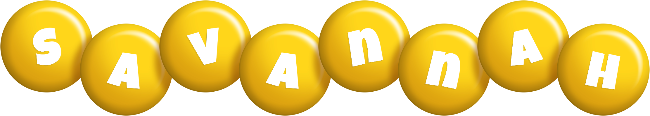 Savannah candy-yellow logo