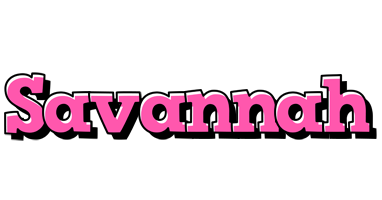 Savannah girlish logo