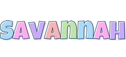Savannah pastel logo