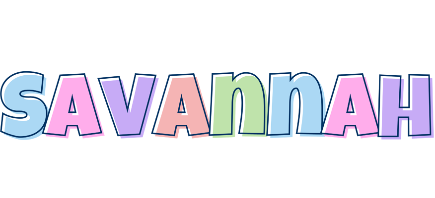 Savannah pastel logo