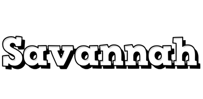 Savannah snowing logo
