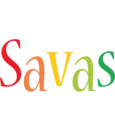 Savas birthday logo