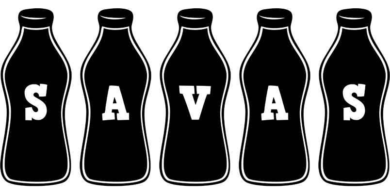 Savas bottle logo