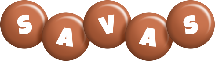 Savas candy-brown logo