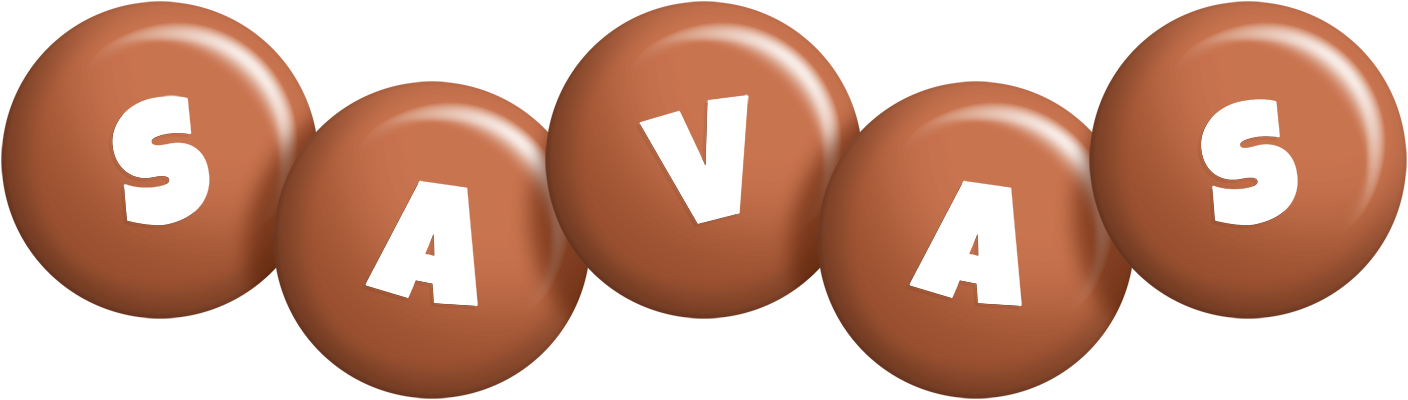 Savas candy-brown logo