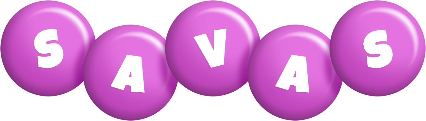 Savas candy-purple logo