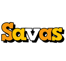 Savas cartoon logo