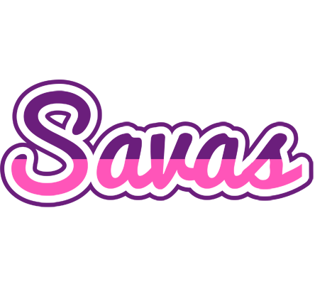 Savas cheerful logo