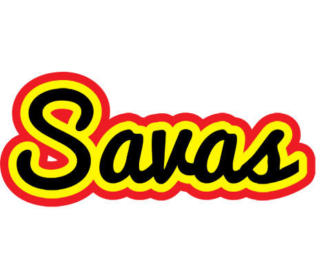 Savas flaming logo