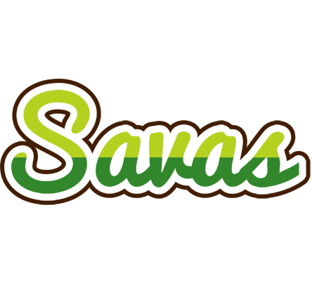 Savas golfing logo