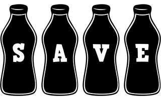 Save bottle logo