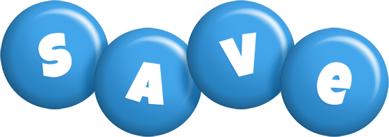 Save candy-blue logo