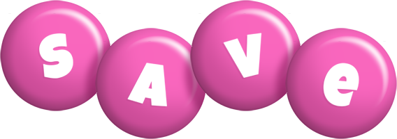 Save candy-pink logo