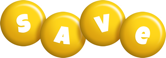 Save candy-yellow logo